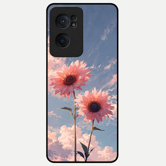  Sun Moon Balance Glass Case For Oneplus Nord CE2 back cover – full design glossy printed glass finish