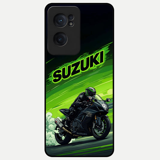  Suzuki Speed Beast Glass Case For Oneplus Nord CE2 back cover – full design glossy printed glass finish