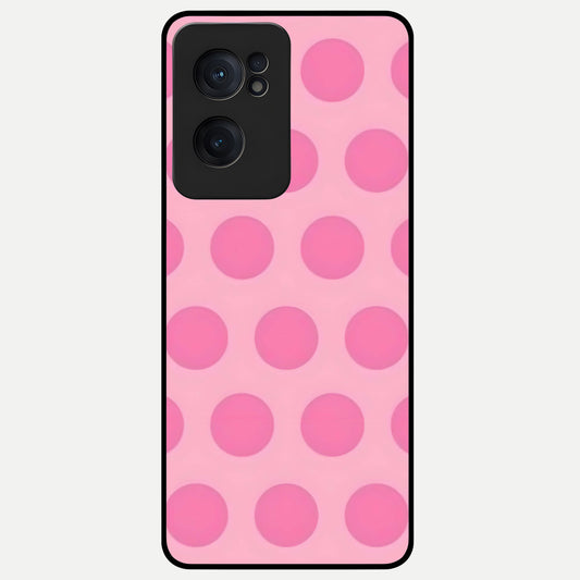  Sweet Dot Dreams Glass Case For Oneplus Nord CE2 back cover – full design glossy printed glass finish