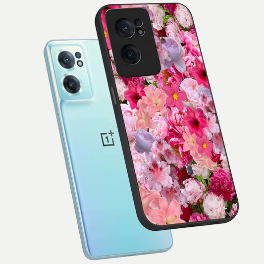 Bloom Crush Fantasy phone case For Oneplus Nord CE2 showing premium glass back cover with detailed artwork