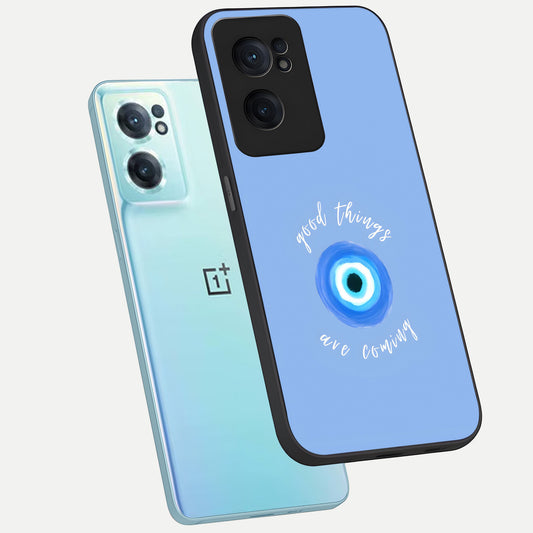  Bright Future Ahead phone case For Oneplus Nord CE2 showing premium glass back cover with detailed artwork