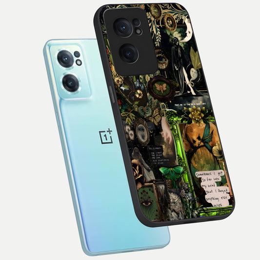  Mystic Woods Secret phone case For Oneplus Nord CE2 showing premium glass back cover with detailed artwork