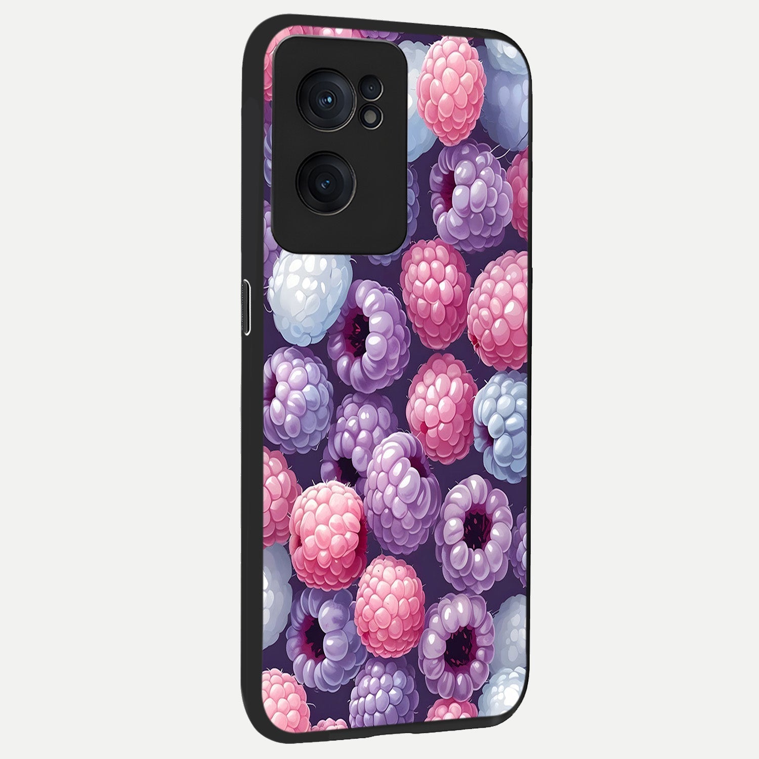  Berry Candy Pop back cover For Oneplus Nord CE2 slim fit glass case with vibrant aesthetic design