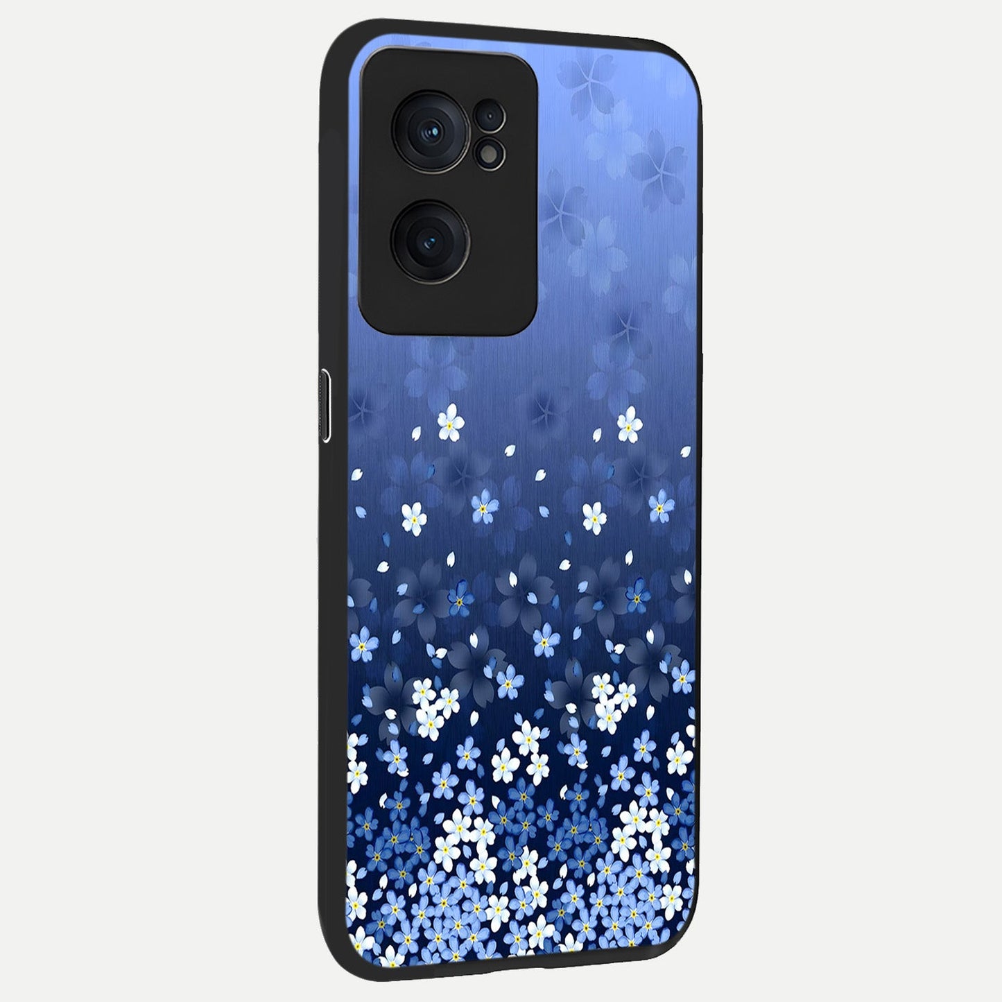  Blue Starry back cover For Oneplus Nord CE2 slim fit glass case with vibrant aesthetic design