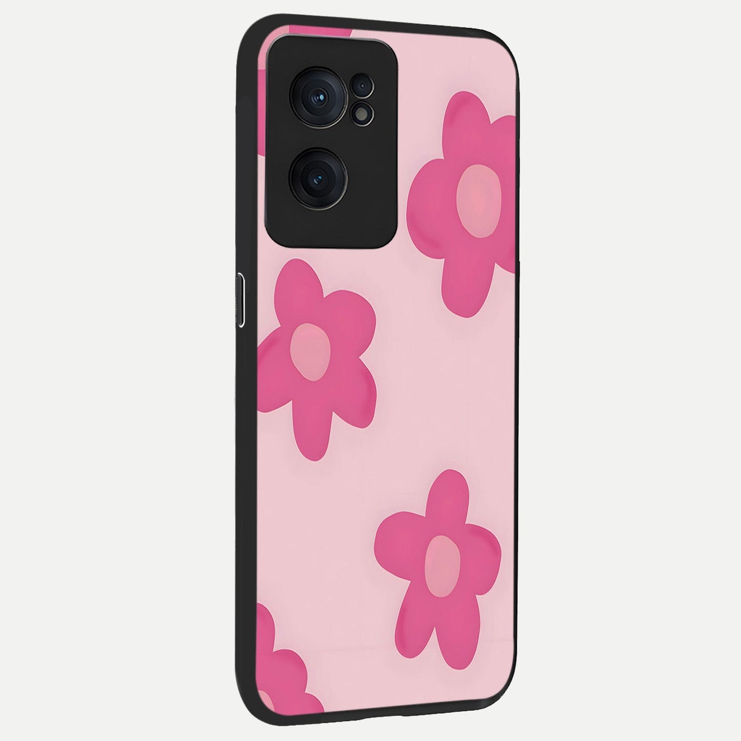 Candy Bloom Dreams back cover For Oneplus Nord CE2 slim fit glass case with vibrant aesthetic design