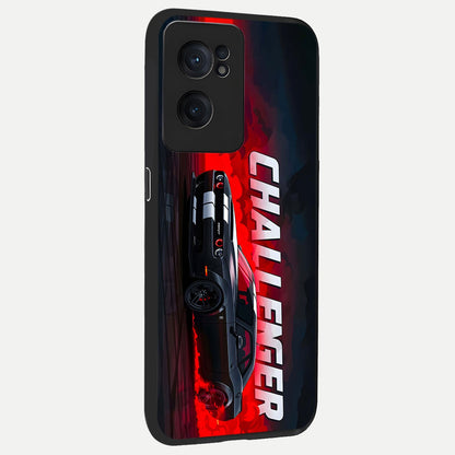  Crimson Challenger Fury back cover For Oneplus Nord CE2 slim fit glass case with vibrant aesthetic design