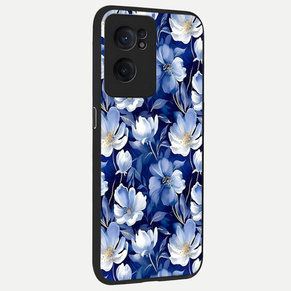  Cute Floral Patterns back cover For Oneplus Nord CE2 slim fit glass case with vibrant aesthetic design