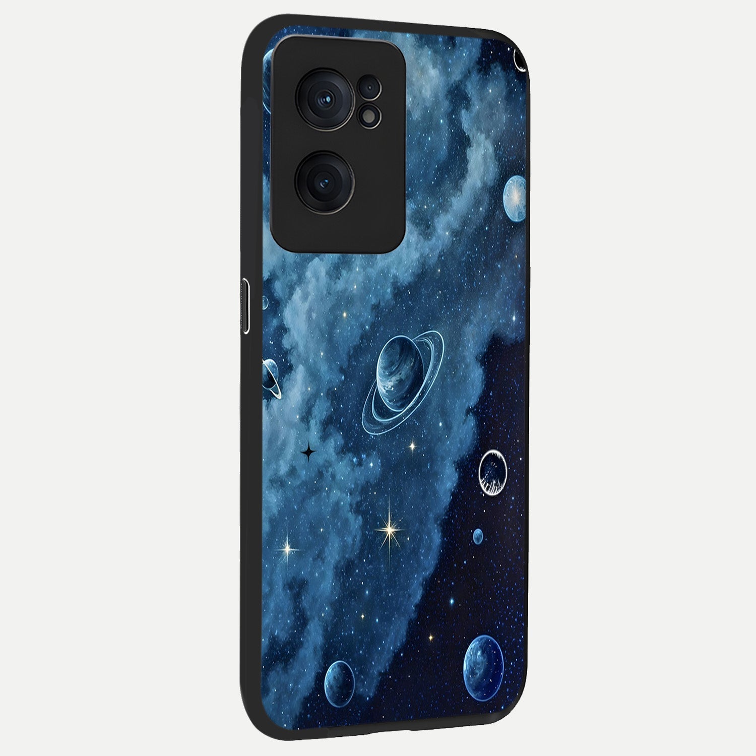  Galaxy Dream Space back cover For Oneplus Nord CE2 slim fit glass case with vibrant aesthetic design