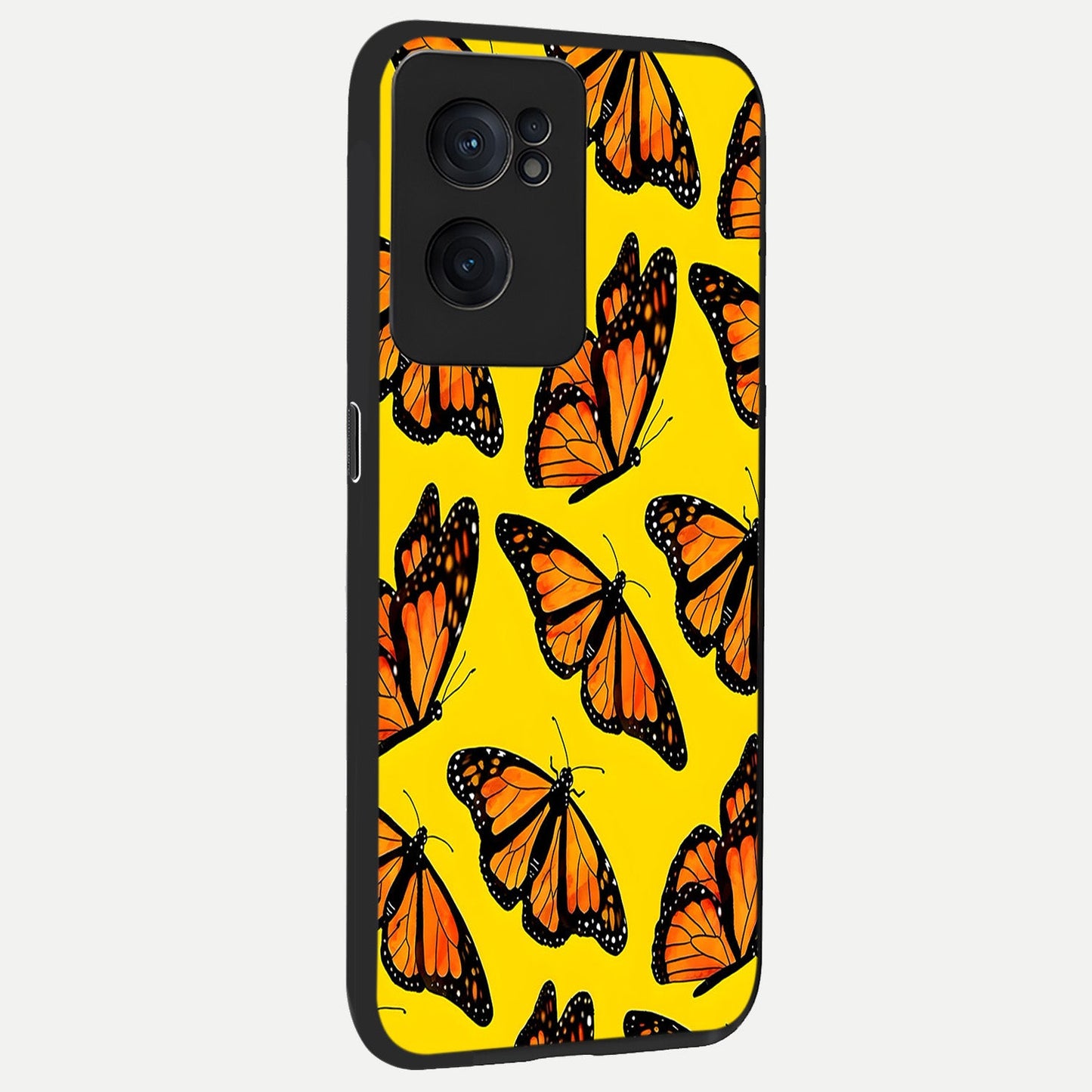  Golden Wing Flight back cover For Oneplus Nord CE2 slim fit glass case with vibrant aesthetic design