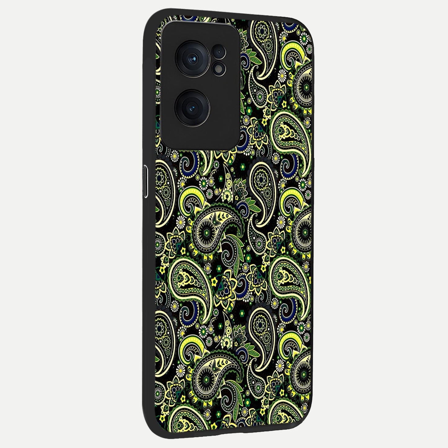  Green Lemon back cover For Oneplus Nord CE2 slim fit glass case with vibrant aesthetic design