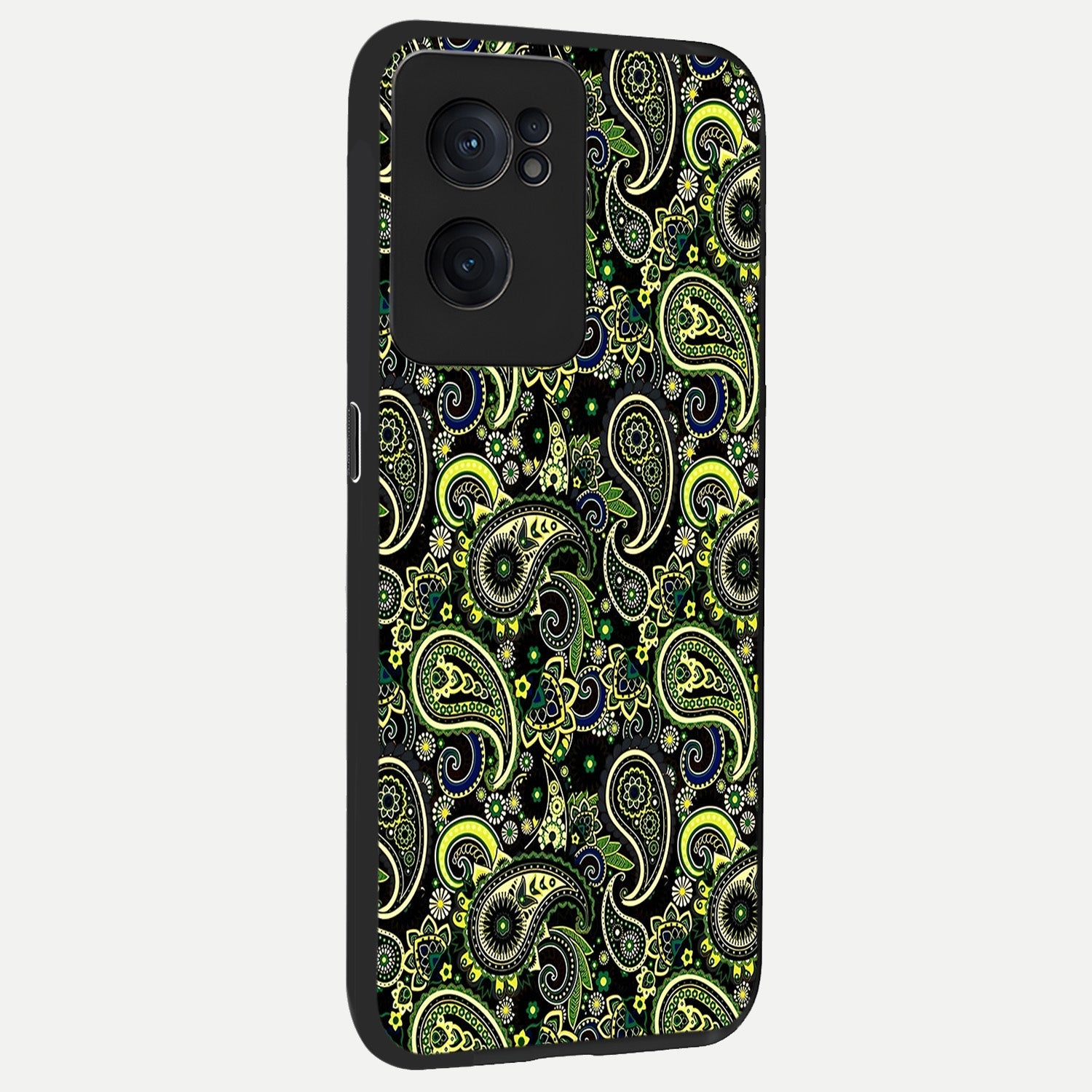  Green Lemon back cover For Oneplus Nord CE2 slim fit glass case with vibrant aesthetic design