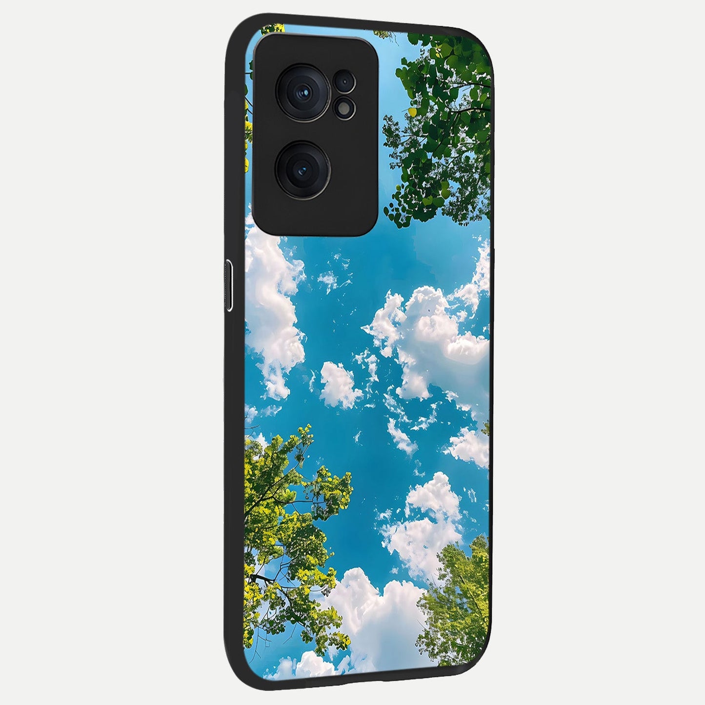  Green Moon Energy back cover For Oneplus Nord CE2 slim fit glass case with vibrant aesthetic design