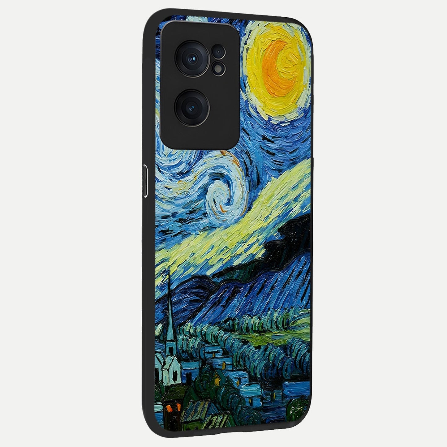  Inspired Van Gogh Art back cover For Oneplus Nord CE2 slim fit glass case with vibrant aesthetic design