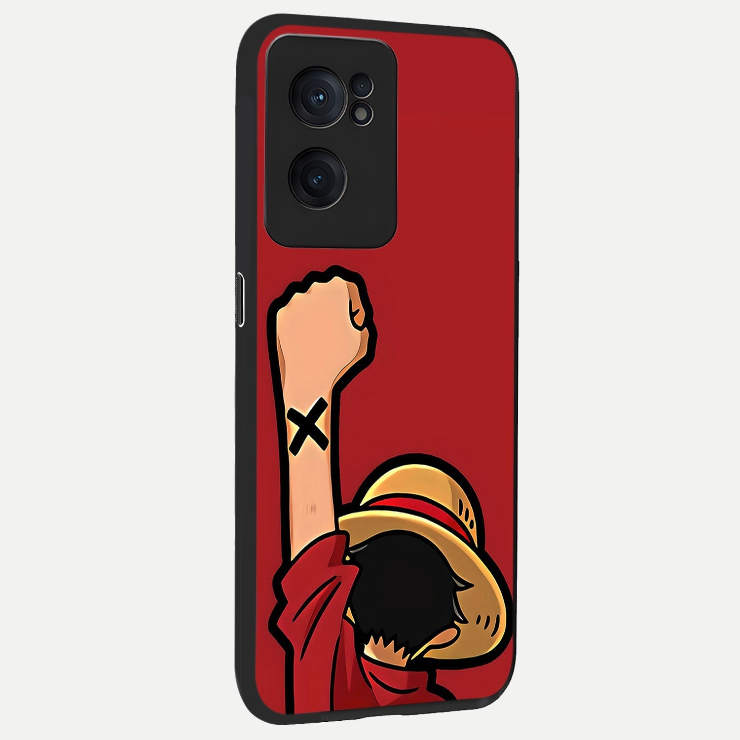  Luffy X Spirit back cover For Oneplus Nord CE2 slim fit glass case with vibrant aesthetic design