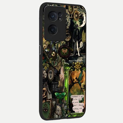 Mystic Woods Secret back cover For Oneplus Nord CE2 slim fit glass case with vibrant aesthetic design