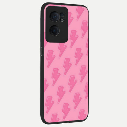  Pink Moo Magic back cover For Oneplus Nord CE2 slim fit glass case with vibrant aesthetic design