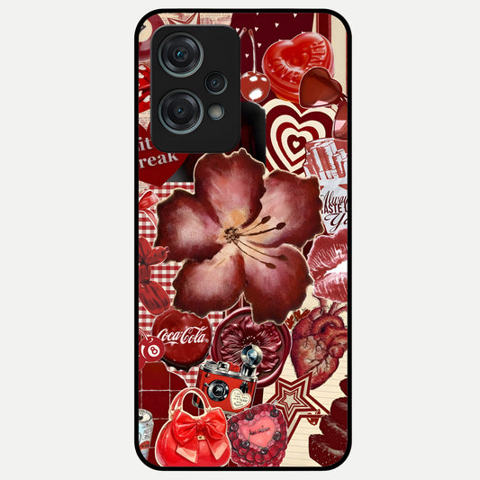  Aesthetic Little Freak Glass Case For Oneplus Nord CE2 Lite back cover – full design glossy printed glass finish