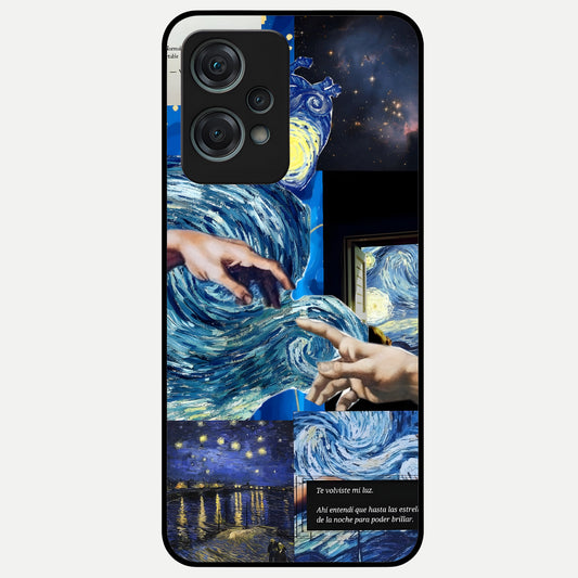  Aesthetic Vando Hands Glass Case For Oneplus Nord CE2 Lite back cover – full design glossy printed glass finish