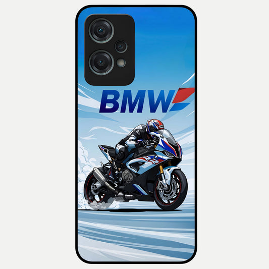  BMW Power Drift Glass Case For Oneplus Nord CE2 Lite back cover – full design glossy printed glass finish