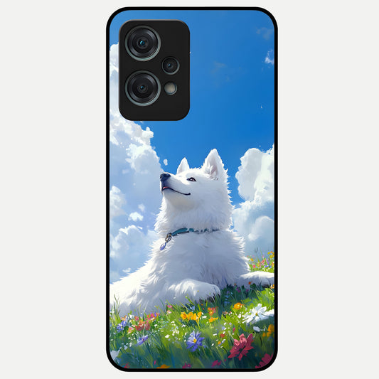  Blissful Cloud Pup Glass Case For Oneplus Nord CE2 Lite back cover – full design glossy printed glass finish