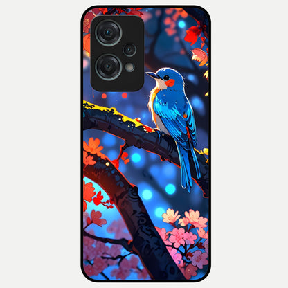  Blooming Water Drift Glass Case For Oneplus Nord CE2 Lite back cover – full design glossy printed glass finish