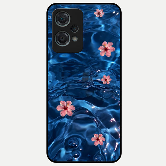  Bloom Thread Art Glass Case For Oneplus Nord CE2 Lite back cover – full design glossy printed glass finish