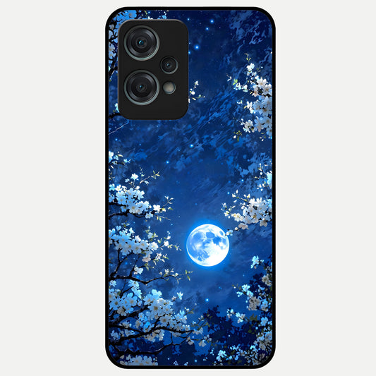  Blossom Moonlight Sky Glass Case For Oneplus Nord CE2 Lite back cover – full design glossy printed glass finish