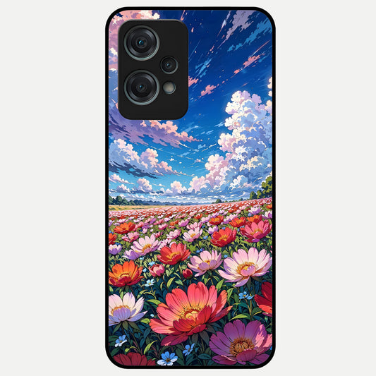  Blossom Sky Field Glass Case For Oneplus Nord CE2 Lite back cover – full design glossy printed glass finish