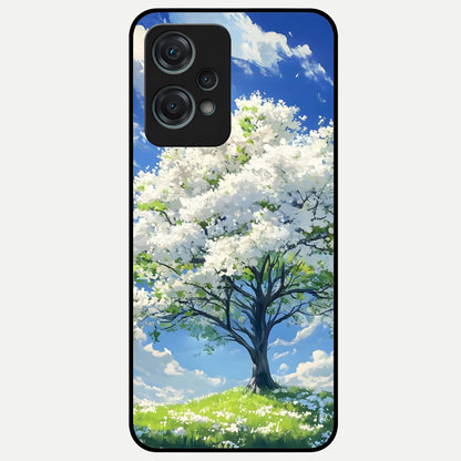  Blossom Sky Serenity Glass Case For Oneplus Nord CE2 Lite back cover – full design glossy printed glass finish