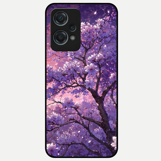  Blossom Tree Glass Case For Oneplus Nord CE2 Lite back cover – full design glossy printed glass finish