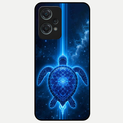  Blue Galaxy Turtle Glass Case For Oneplus Nord CE2 Lite back cover – full design glossy printed glass finish