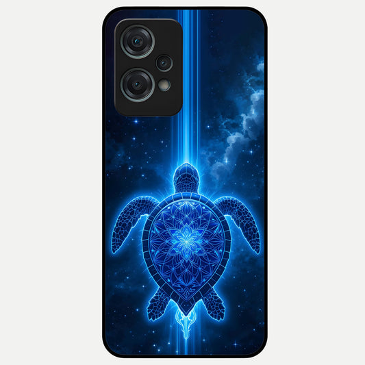  Blue Galaxy Turtle Glass Case For Oneplus Nord CE2 Lite back cover – full design glossy printed glass finish