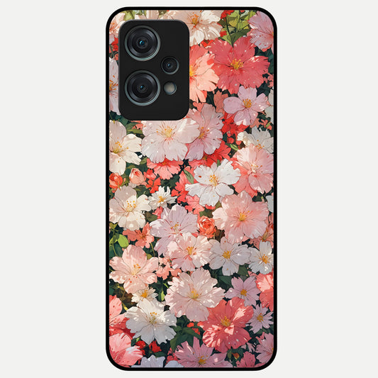  Blush Bloom Field Glass Case For Oneplus Nord CE2 Lite back cover – full design glossy printed glass finish