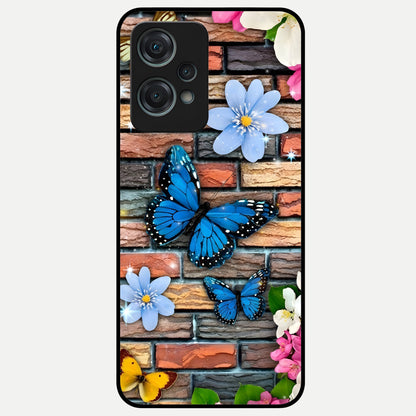  Brick Bloom Flight Glass Case For Oneplus Nord CE2 Lite back cover – full design glossy printed glass finish
