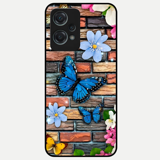  Brick Bloom Flight Glass Case For Oneplus Nord CE2 Lite back cover – full design glossy printed glass finish