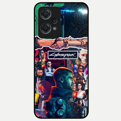  CYBERPUNK Legacy Glass Case For Oneplus Nord CE2 Lite back cover – full design glossy printed glass finish