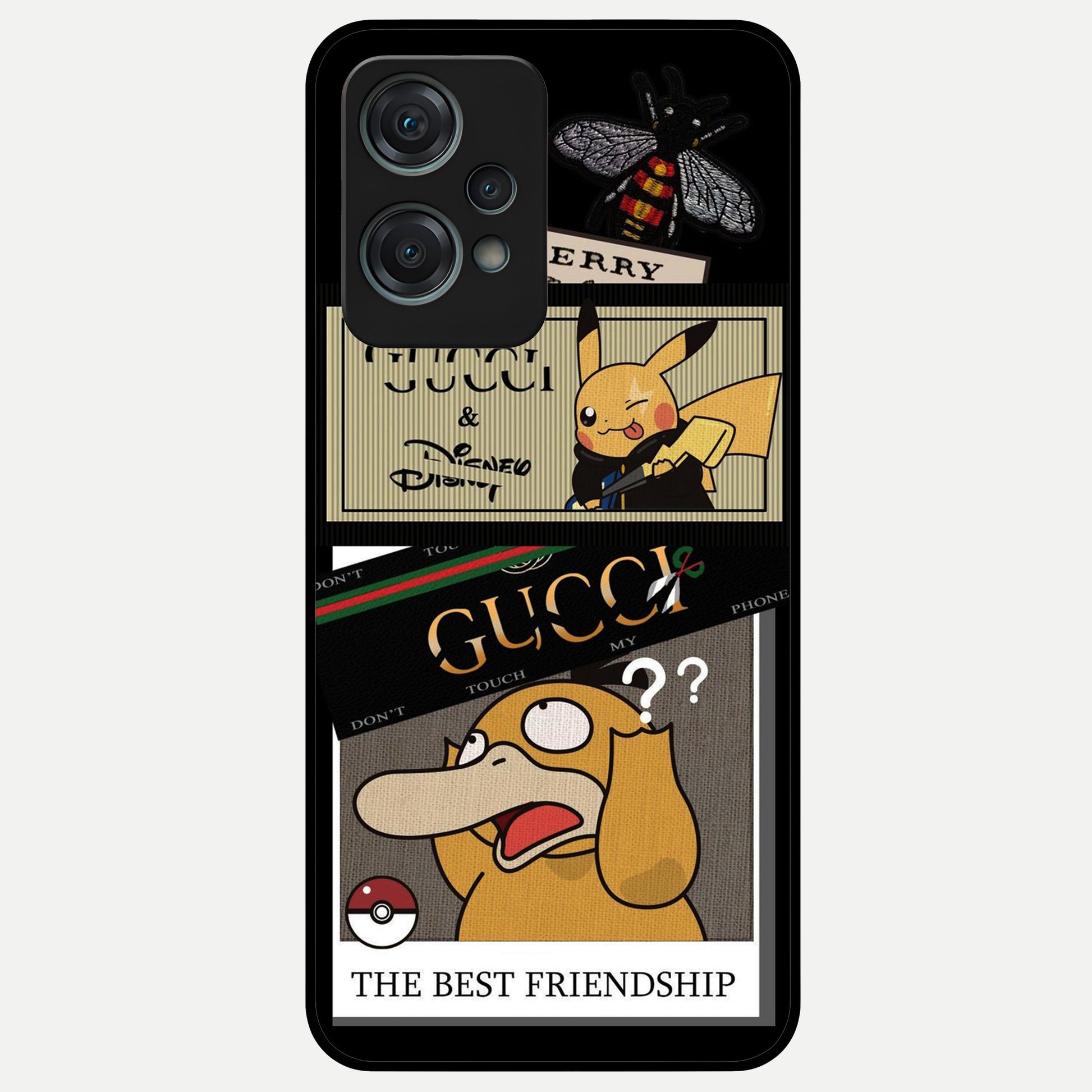  Cartoon Brand Play Mashup Glass Case For Oneplus Nord CE2 Lite back cover – full design glossy printed glass finish