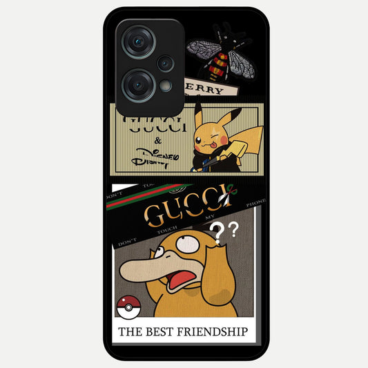 Cartoon Brand Play Mashup Glass Case For Oneplus Nord CE2 Lite back cover – full design glossy printed glass finish