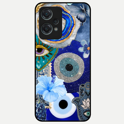  Celestial Blue Vision Glass Case For Oneplus Nord CE2 Lite back cover – full design glossy printed glass finish