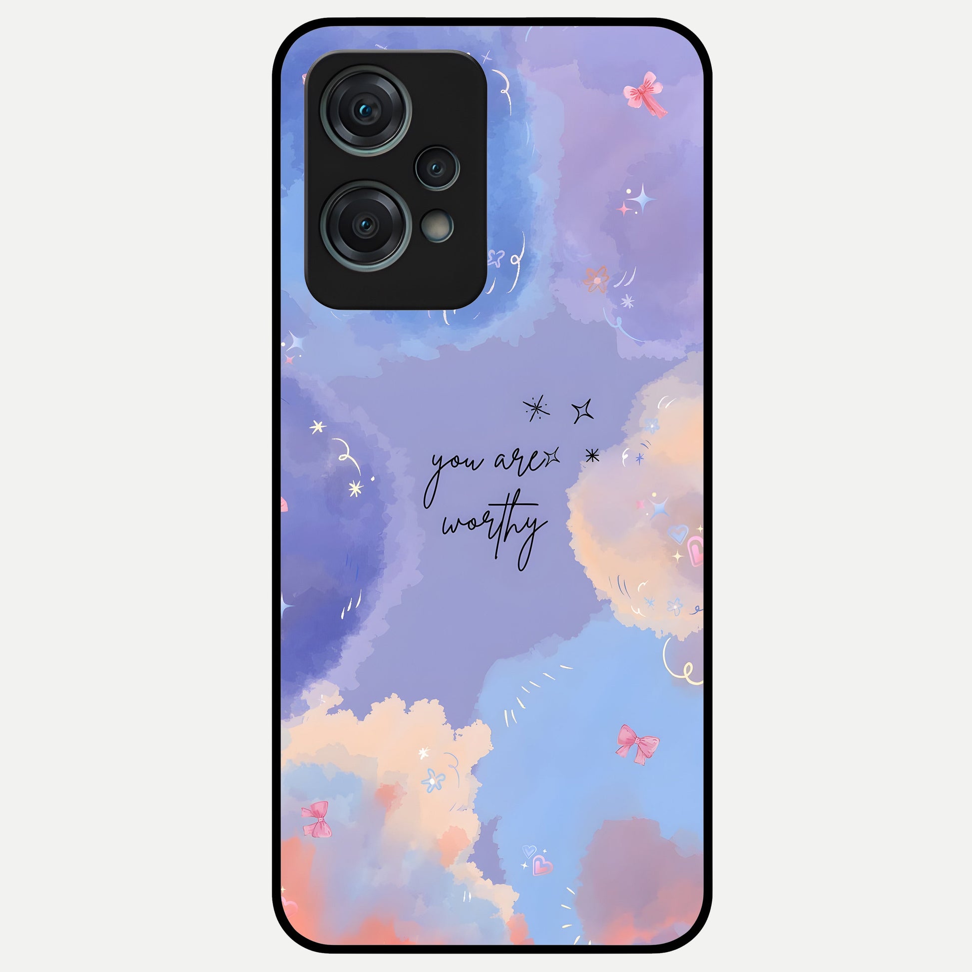  Celestial Cloud Magic Glass Case For Oneplus Nord CE2 Lite back cover – full design glossy printed glass finish