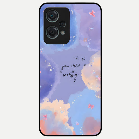  Celestial Cloud Magic Glass Case For Oneplus Nord CE2 Lite back cover – full design glossy printed glass finish