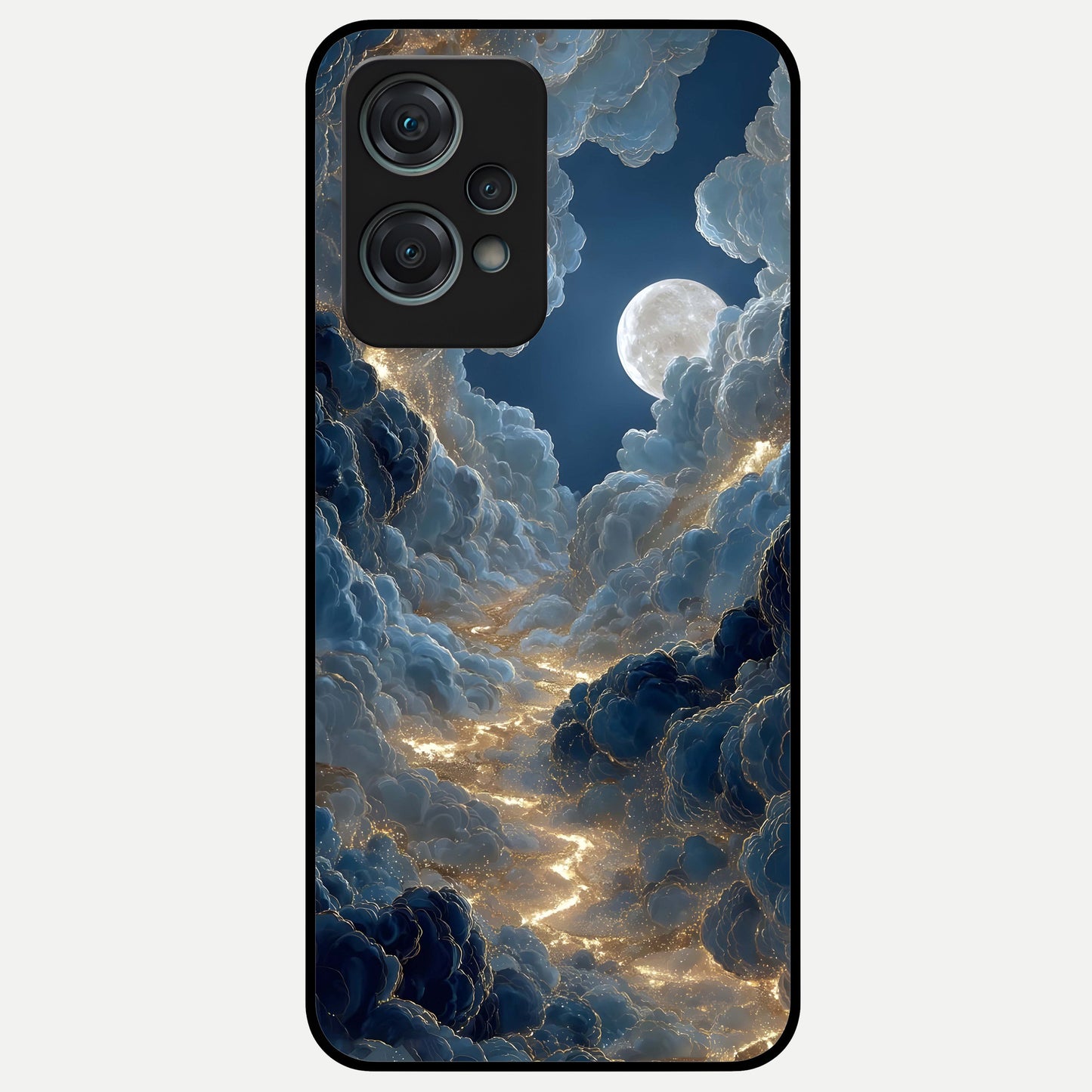  Celestial Cloud Road Glass Case For Oneplus Nord CE2 Lite back cover – full design glossy printed glass finish