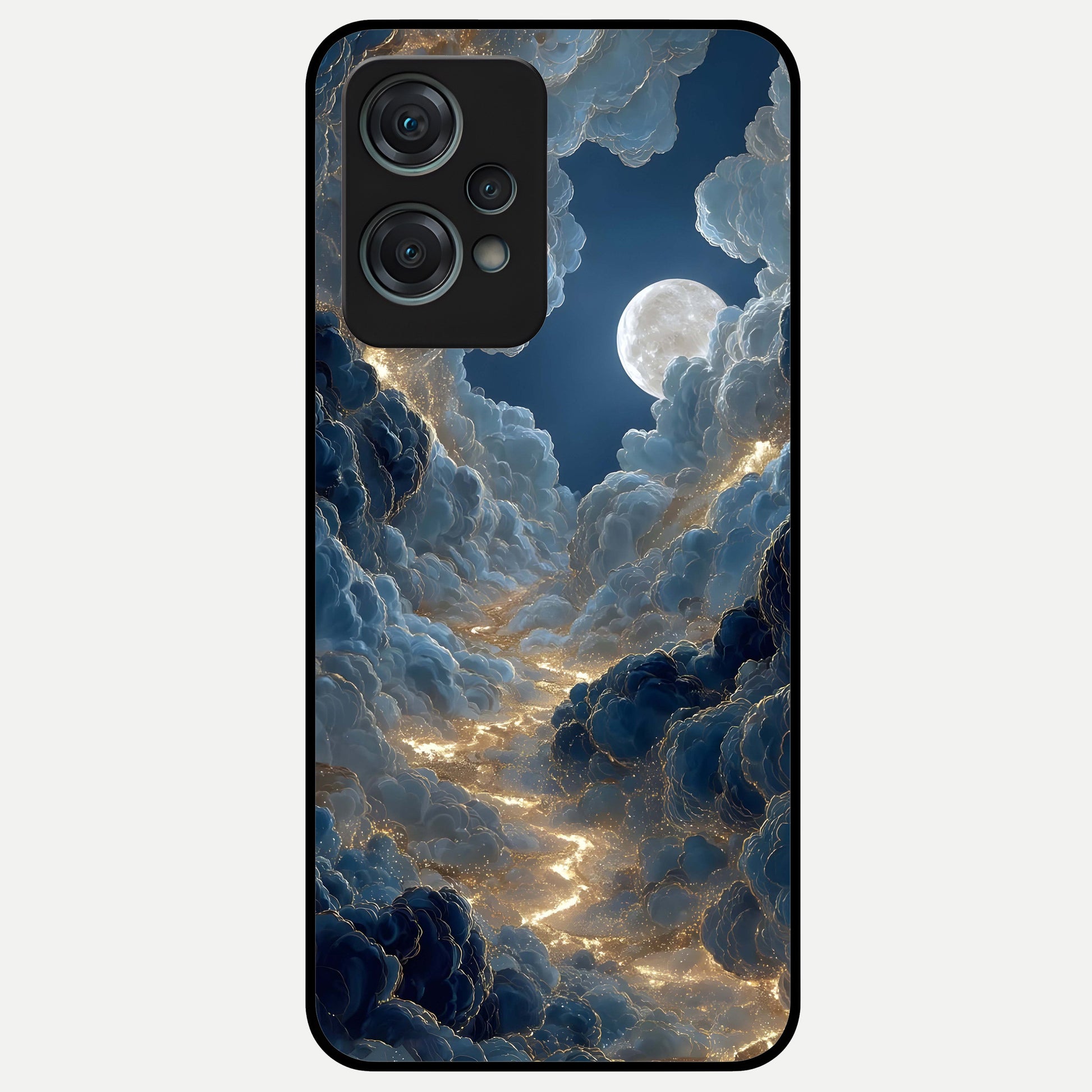  Celestial Cloud Road Glass Case For Oneplus Nord CE2 Lite back cover – full design glossy printed glass finish