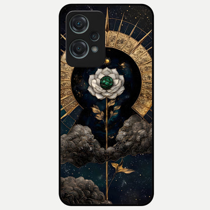  Celestial Lotus Morang Glass Case For Oneplus Nord CE2 Lite back cover – full design glossy printed glass finish