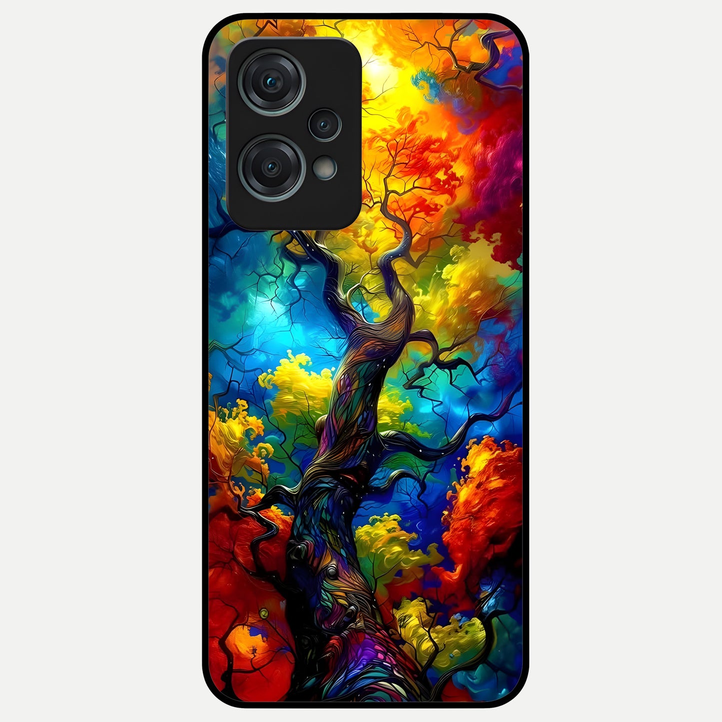  Colorful Soda Bottles Glass Case For Oneplus Nord CE2 Lite back cover – full design glossy printed glass finish