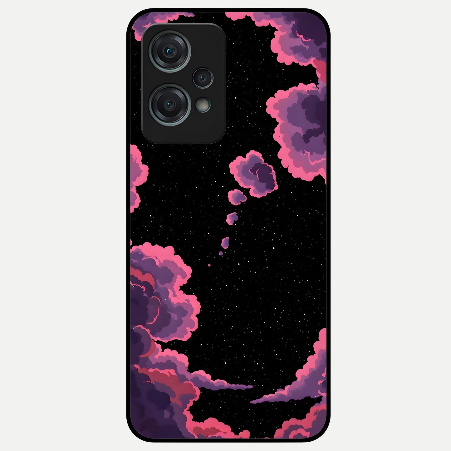  Cosmic Cloud Journey Glass Case For Oneplus Nord CE2 Lite back cover – full design glossy printed glass finish