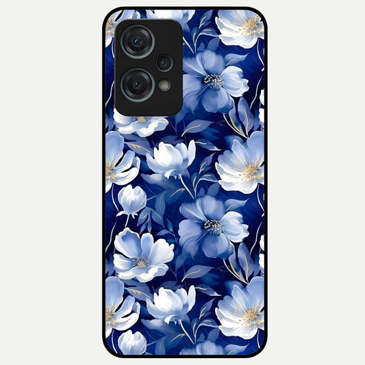  Cute Floral Patterns Glass Case For Oneplus Nord CE2 Lite back cover – full design glossy printed glass finish