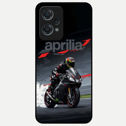  Dark Aprilla Glass Case For Oneplus Nord CE2 Lite back cover – full design glossy printed glass finish