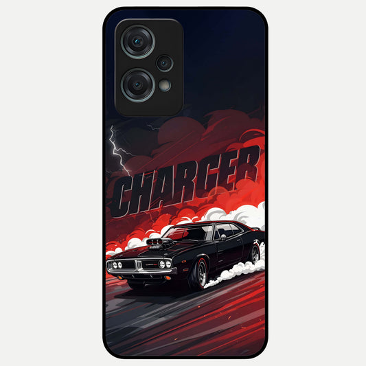  Dark Charger Fury Glass Case For Oneplus Nord CE2 Lite back cover – full design glossy printed glass finish