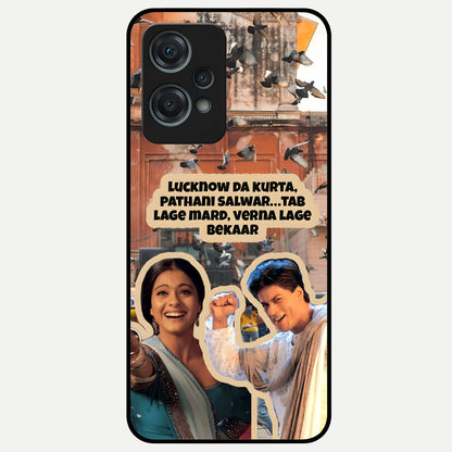  Desi Retro Vibes Glass Case For Oneplus Nord CE2 Lite back cover – full design glossy printed glass finish